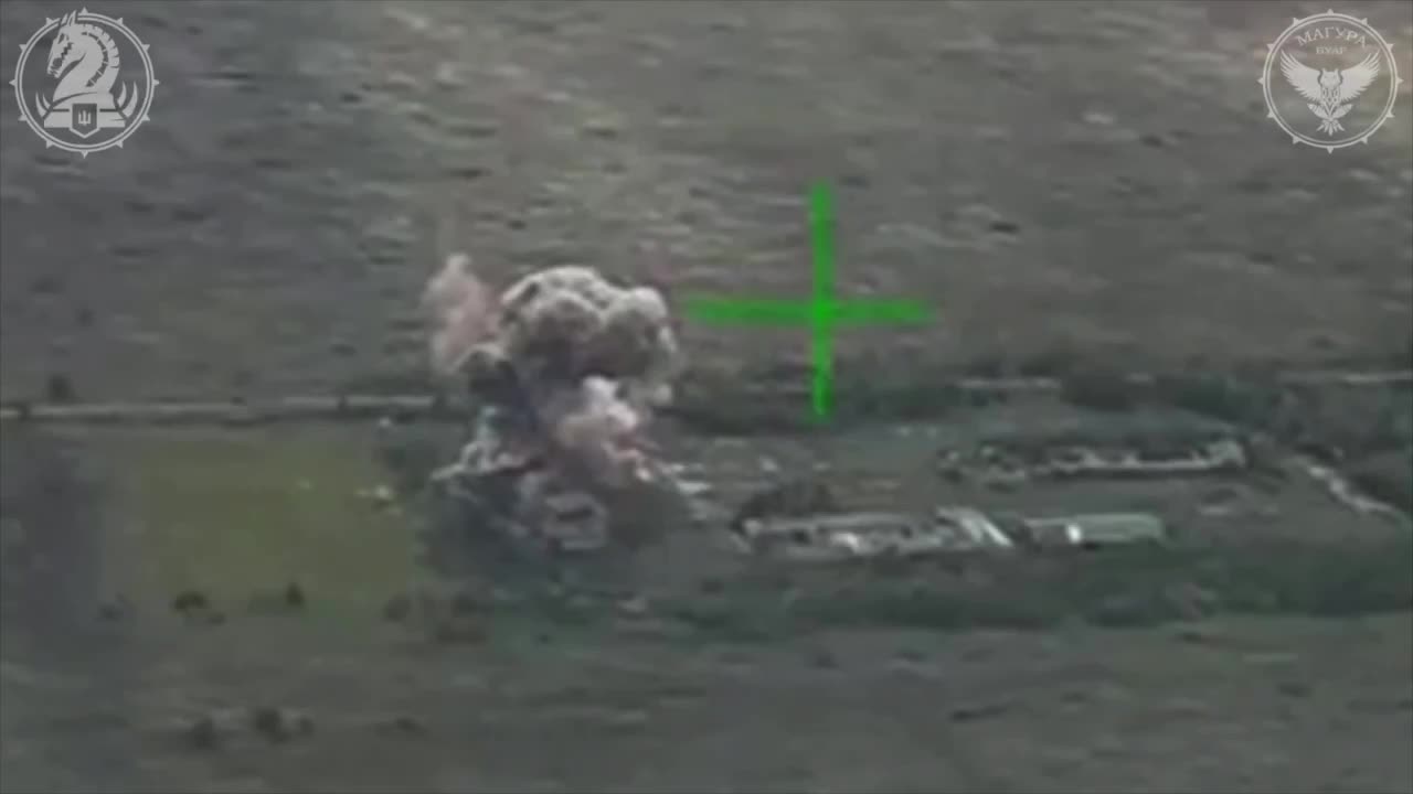 Ukrainian Airstrikes On Russian UAV Base Near Loknya (Sumy region)
