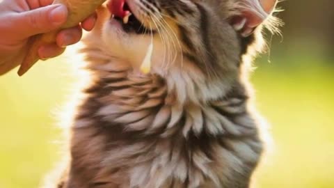 Ice Cream Stealer Cat 🍦🐱