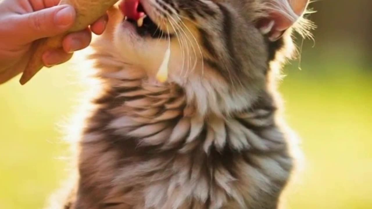 Ice Cream Stealer Cat 🍦🐱
