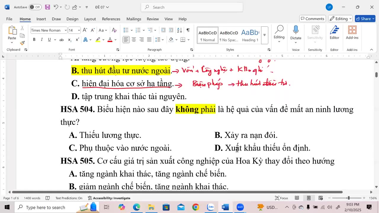 ĐỊA LÝ BUỔI 25 : LUYỆN ĐỀ