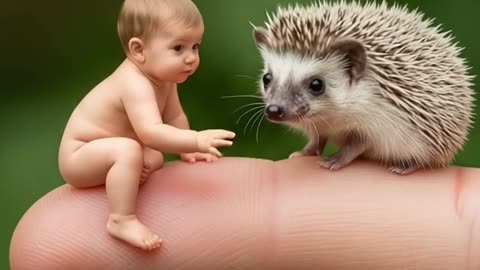 Mini animals and babies