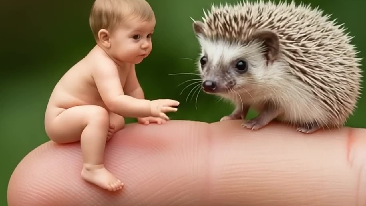 Mini animals and babies