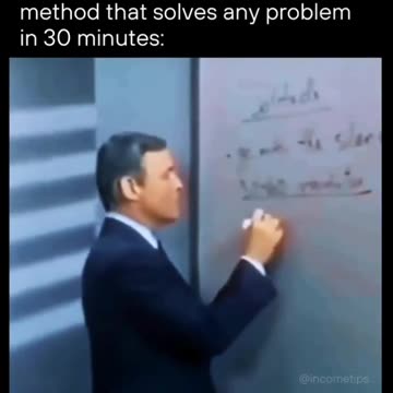 Solve any problem in 30 minutes