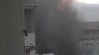 newly released footage shows the exact moment an Iranian missile struck Be’er Sheva