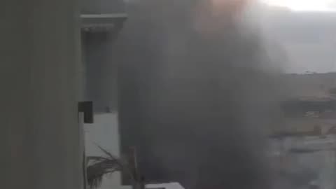 newly released footage shows the exact moment an Iranian missile struck Be’er Sheva