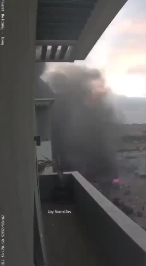 newly released footage shows the exact moment an Iranian missile struck Be’er Sheva