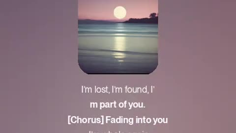 Fading Into You’