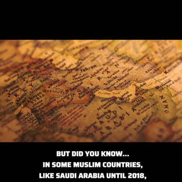 Women didn’t use to drive in Saudi Arabia like America