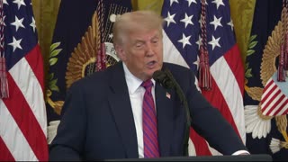 President Donald Trump signs the GENIUS Act into law - July 18, 2025