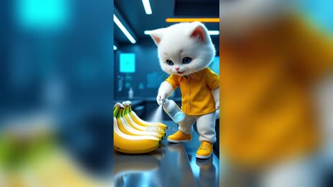 😼 Super Alpha Cat vs Gorilla King 🍌🔥 The Wildest Escape Ever! 💥