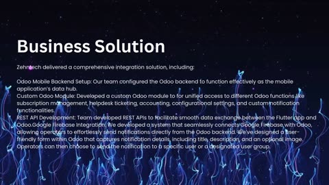 Integrated Odoo with Flutter Mobile App – Odoo Customization, Integration, Implementation