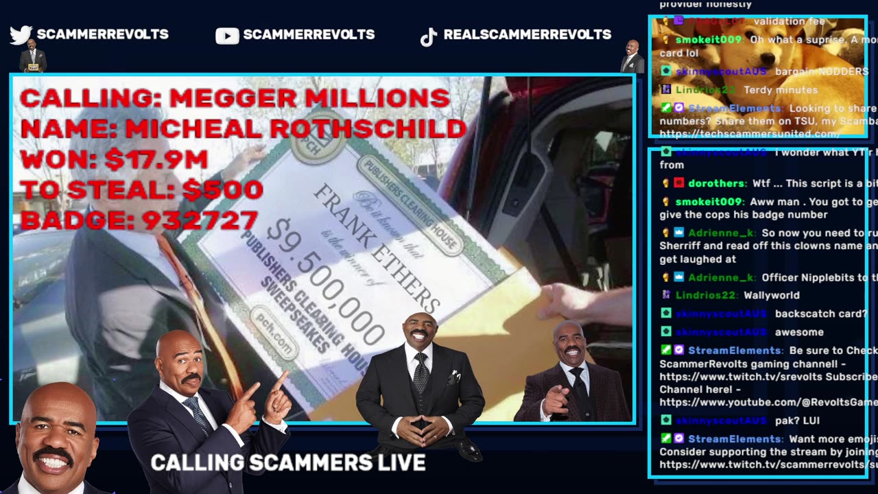 PCH today? Scambaiting live!