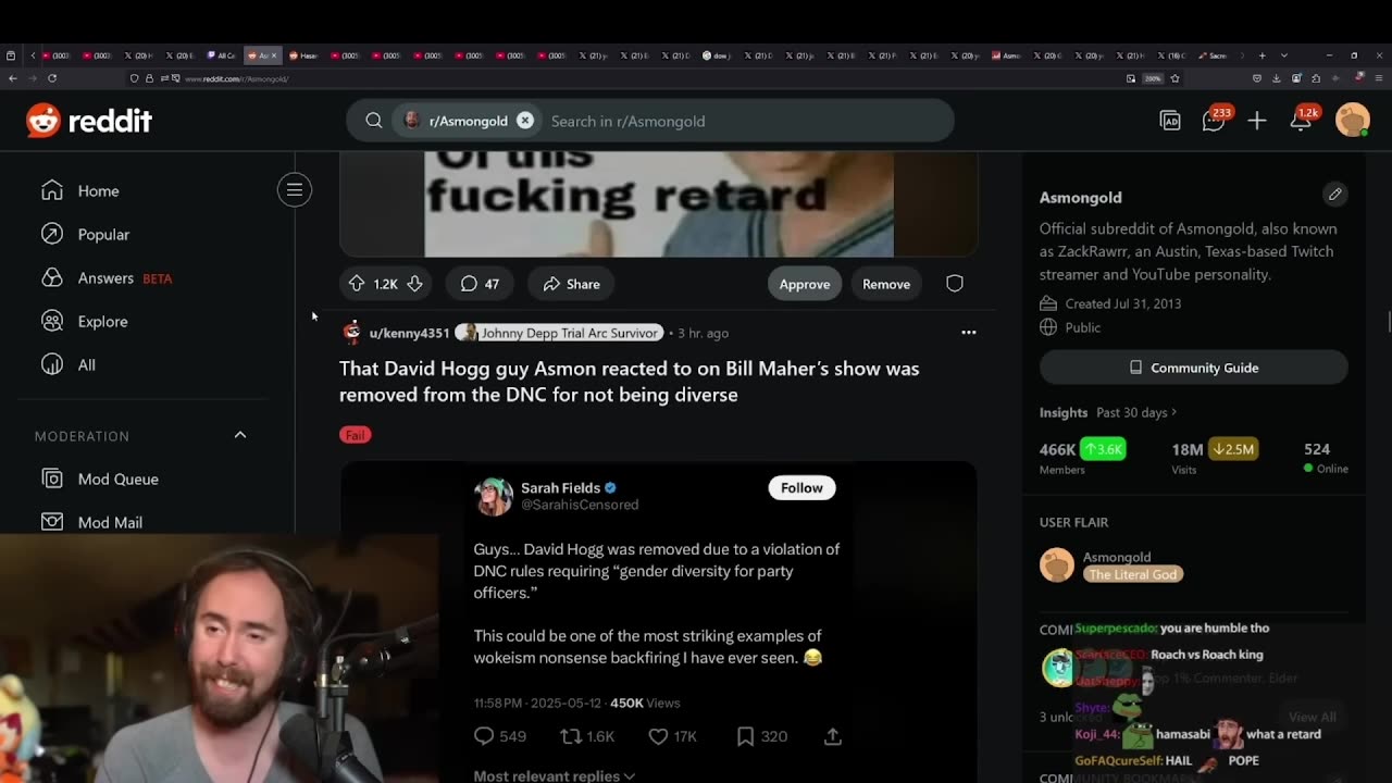 He's getting banned 100%..