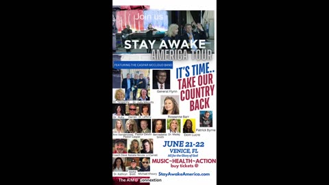 STAY AWAKE AMERICA PODCAST EP. 4 Today's guest Ann Vandersteel