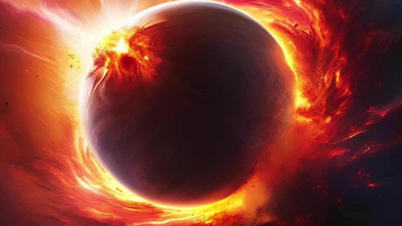 The moment of the planetary collision