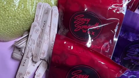 Unboxing Sexy Smooth Wax in GA | Purple Seduction, Cherry Desire & Lemon Kiss by @myriammoreno1111