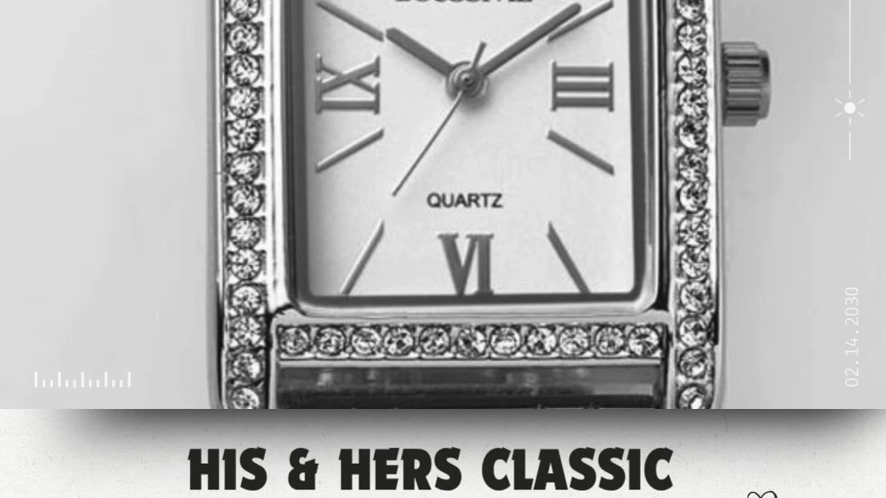 NEW! LIMITED EDITION. His & Hers Classic Metropolitan Duet Watch