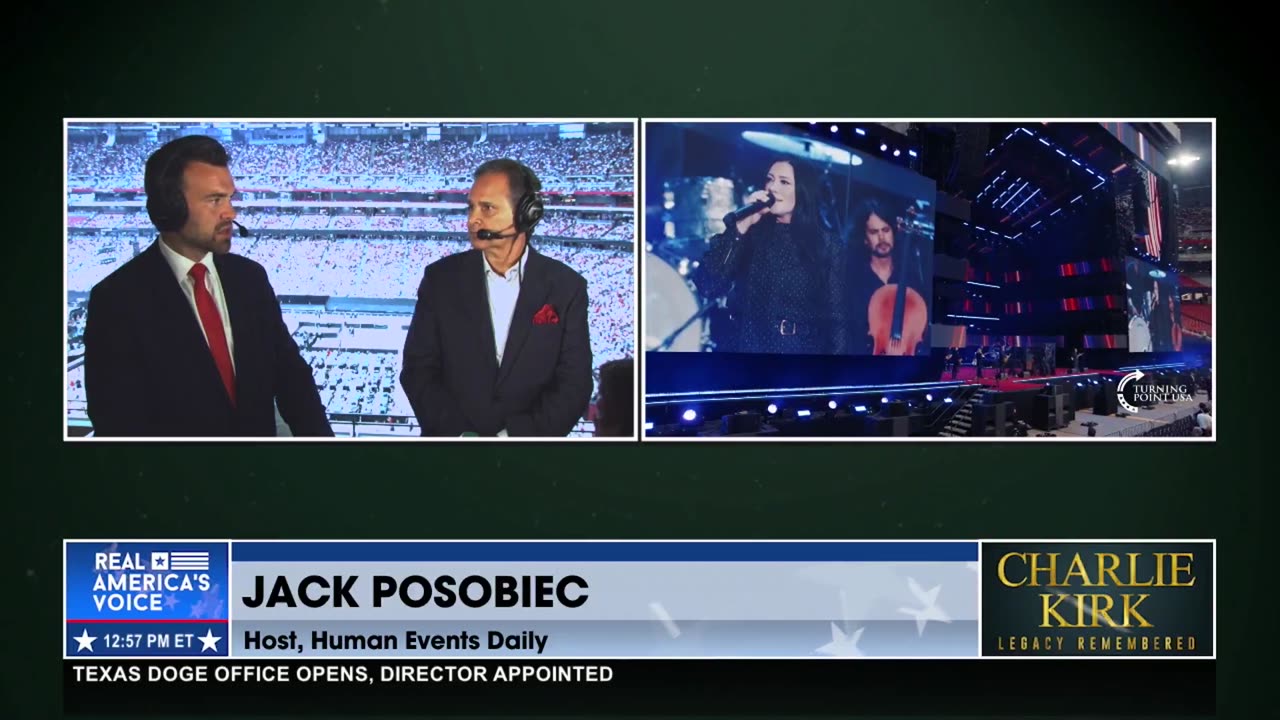 CHARLIE KIRK SERVICE FILLS THE RAFTERS