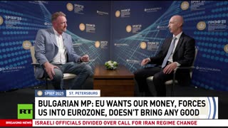 'EU wants to force Bulgaria into Eurozone' — MP Kosta Stoyanov | SPIEF 2025