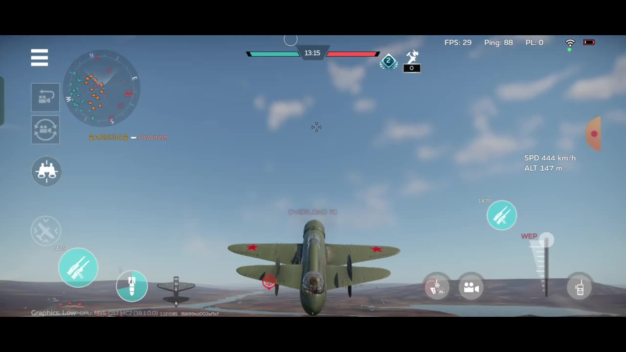 War Thunder Tandem B25 gameplay