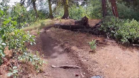July 4th ride Idaho City - perfect dirt - secret mini canyon