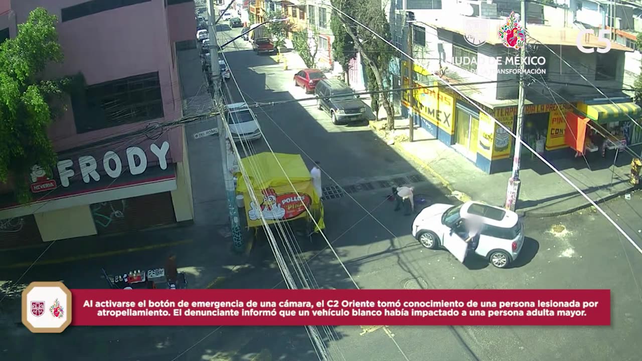 Lesionado Atropellado | #C5CorazónDeLaCDMX