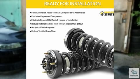 COMPLETESTRUTS - Front Quick Complete Strut Assemblies with Coil Springs and Re