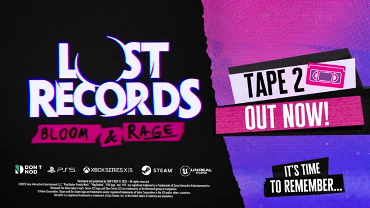Lost Records: Bloom & Rage | LAUNCH TRAILER - Tape 2