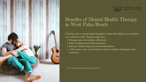 Depression Therapy West Palm Beach, Anxiety Therapist in Palm Beach