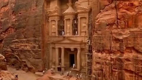 The story behind carving the Treasury at Petra