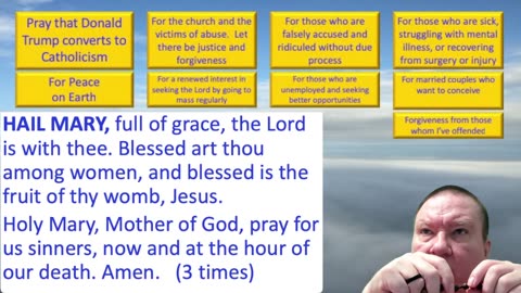 Mary's Daily Live Holy Rosary Prayer at 8:00 p.m. EDT 10/28/2025