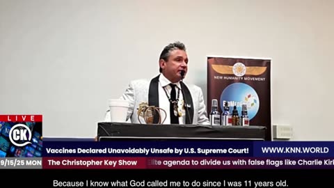 Christopher Key Speaks from BioMedExpo - Vaccines Exposed, Elite Plot to Divide Us