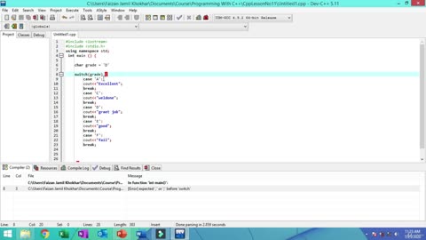 Become a C++ Expert-014 Calculator in Switch Statement