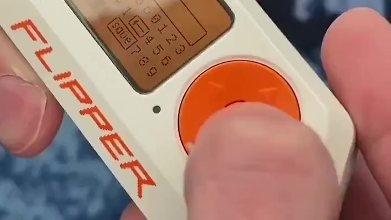 This is the Flipper Zero it’s a portable multi-functional device…