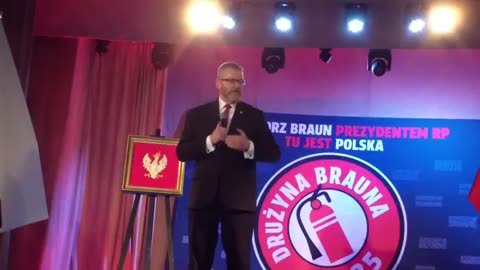 Grzegorz Braun w Staszowie. 23.04.2025