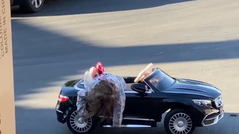 Kid Sleep Driving An RC Car