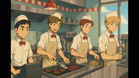 Burger joint kitchen V5