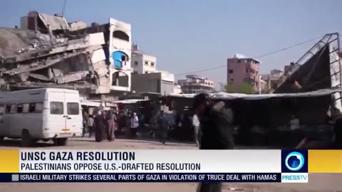 Palestinians in Gaza react to the newly adopted resolution by the UNSC