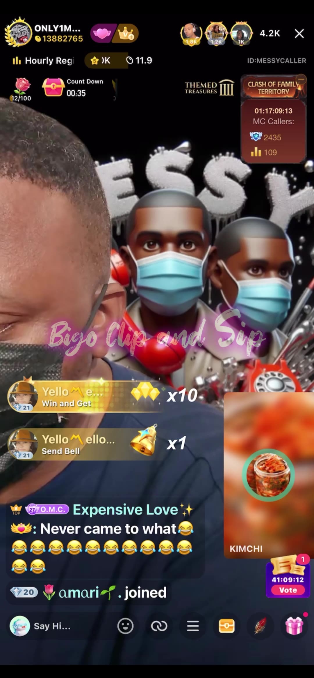 MessyCaller lets TomiKay speak her peace as comments come at her 8/25/25 #bigoclipandsip