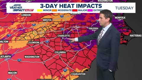 Heat wave incoming, heat index near 100-105 degrees this week