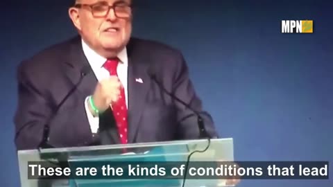 Rudy Giuliani Admits Iran Sanctions Have One Goal: Crush The People Until They Revolt.