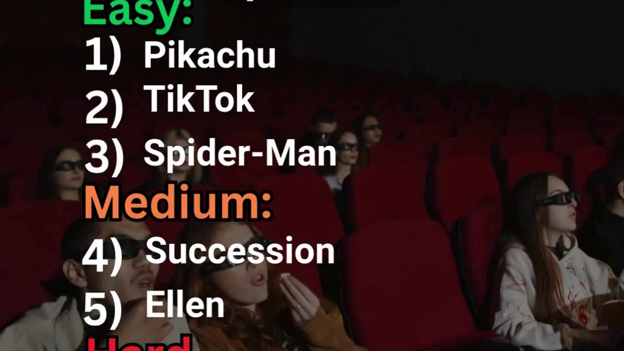 Impossible POP culture Quiz!