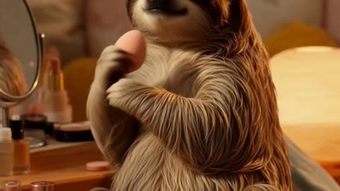 Sloth’s Slow Beauty Routine 🦥💤