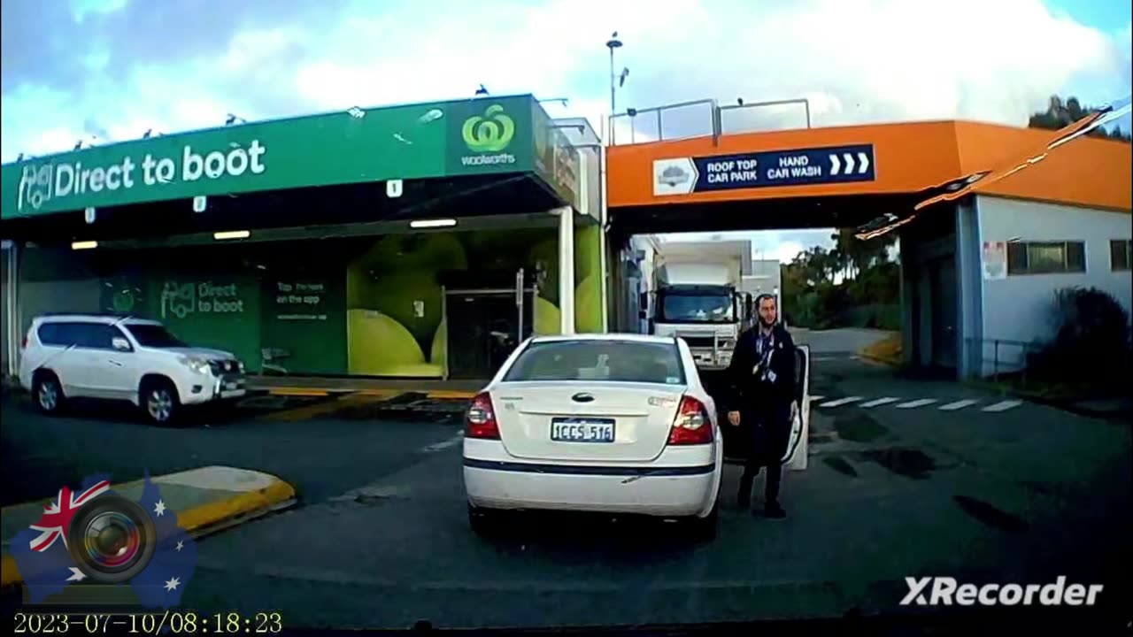Aussiecams - Dash cam driver wont be intimidated by tail gaiter! Warwick WA