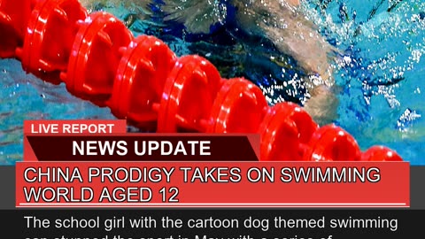 China Prodigy Takes on Swimming World Aged