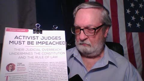 FIRM Fact Files - Judicial Watch-Removal of Activist Judges - (Ep. 06192025)