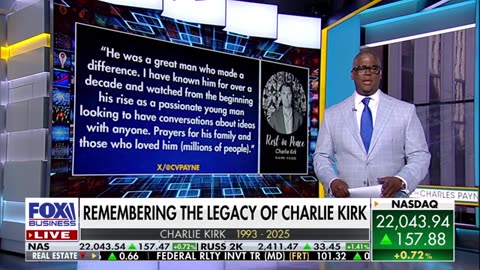 Charlie Kirk's goal will endure: Payne, Charles