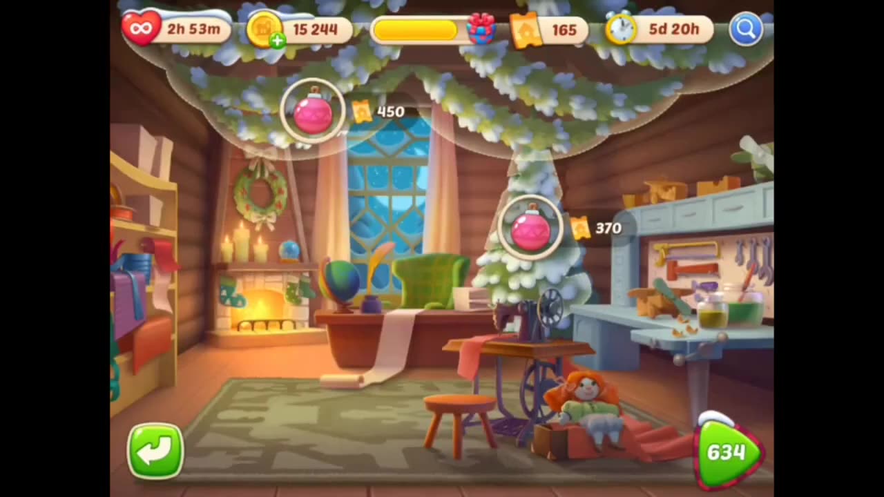❄️Let’s Play Homescapes – Levels 622-633 | Workshop Progress 🎀🔧