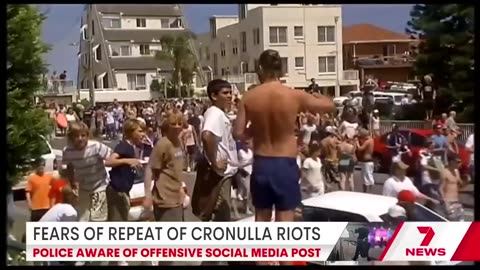 Fears of a repeat of the Cronulla riots!!!