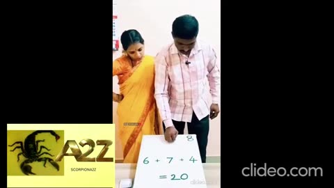 a bet and trick between husband and wife worth observing...